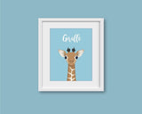 Animal Safari Nursery Prints