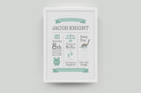 Baby Personalised Print (Dinosaur)