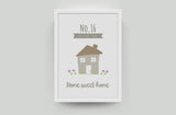 New Home Personalised Print