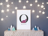 Personalised Baby Dinosaur Print