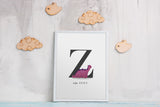Personalised Baby Dinosaur Print