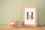 Personalised Baby Print Lion Print