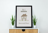 New Home Personalised Print